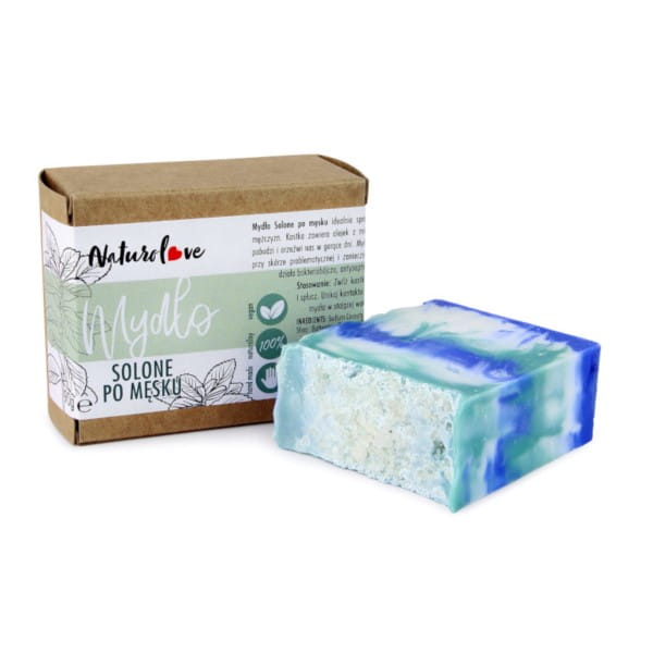 Männliche Salzseife 90 g NATUROLOVE - Biolaboratorium