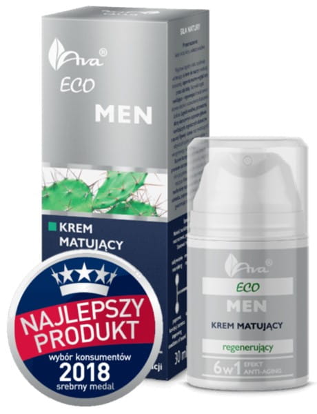 Eco Men Matte Regenerierende Creme 50ml - AVA - Biolaboratorium