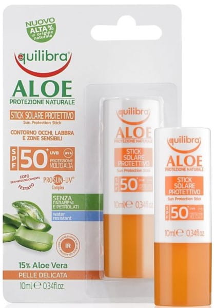 Sonnenschutzstift SPF 50 + UVA UVB EQUILIBRA - Biolaboratorium