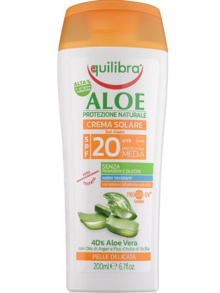 EQUILIBRA Aloe Vera Sonnencreme LSF 20 - Biolaboratorium