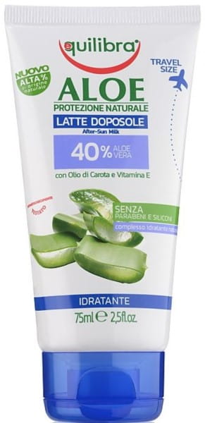 After Sun Lotion 40% Aloe 75ml EQUILIBRA - Biolaboratorium