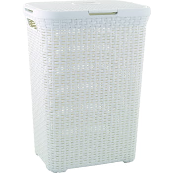 Wäschekorb 60l weiß