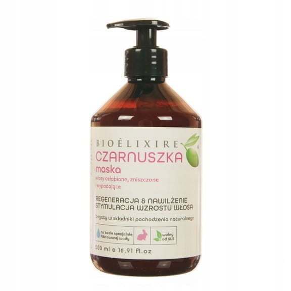 Regenerierende Maske aus schwarzen Samen 500 ml bioELIXIRE - Biolaboratorium