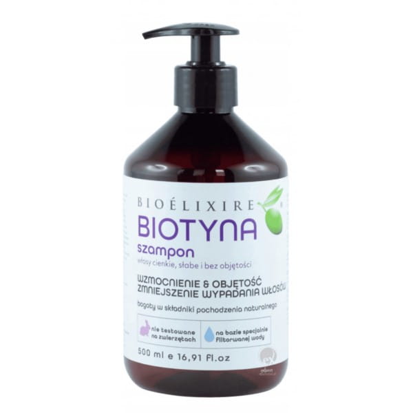 Biotin stärkendes Shampoo 500 ml bioELIXIRE - Biolaboratorium