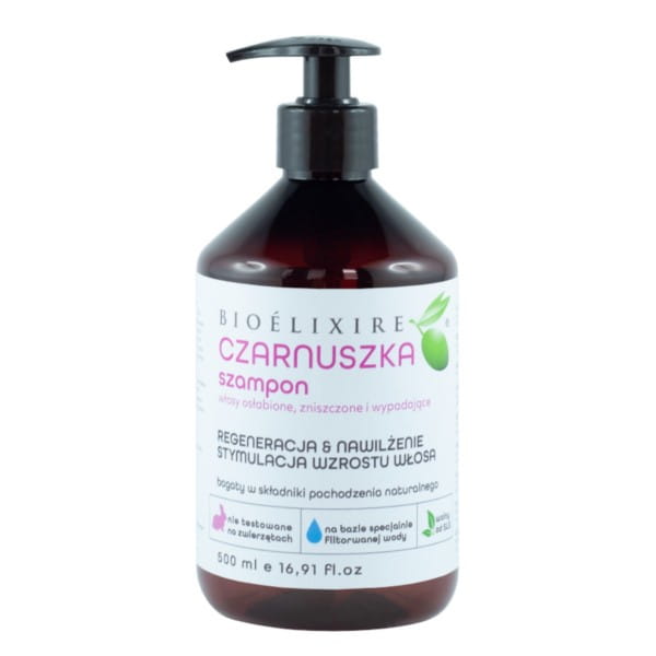 Czarnuszka regenerierendes Shampoo 500 ml bioELIXIRE - Biolaboratorium