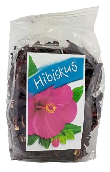 Hibiscus 100g unterstützt die Arbeit der ASZ-Leber - Biolaboratorium