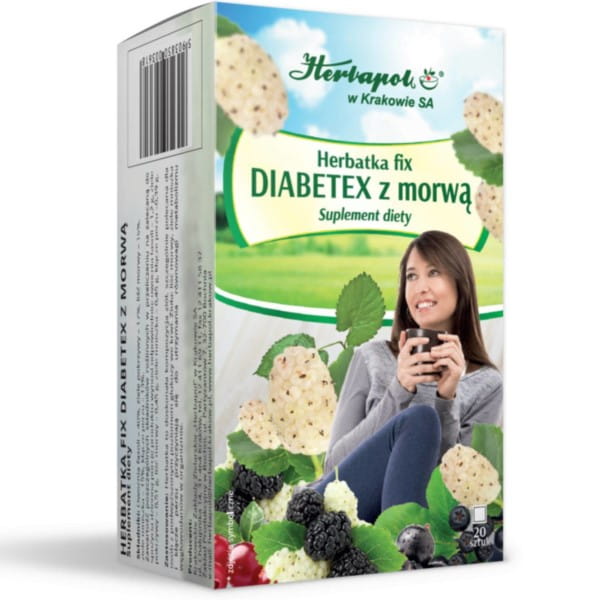 Diabetex mit Maulbeertee fix 15gx20 HERBAPOL - Biolaboratorium