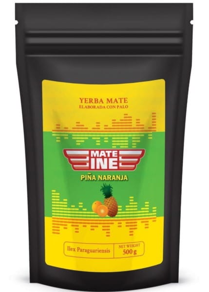 Yerba Mate Mateine Pina Naranja 500 g - Biolaboratorium