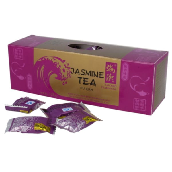 Pu-Erh-Tee rot in MERIDIAN-Jasminwürfeln - Biolaboratorium