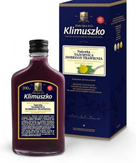 Tinktur zur Unterstützung der Verdauung 200ml KLIMUSZKO - Biolaboratorium