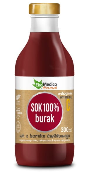 100% Rote-Bete-Saft 300ml EKAMEDICA - Biolaboratorium