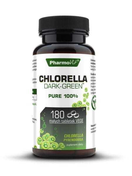 Vitamin Chlorella dunkelgrün 180 Tabletten - PHARMOVIT - Biolaboratorium