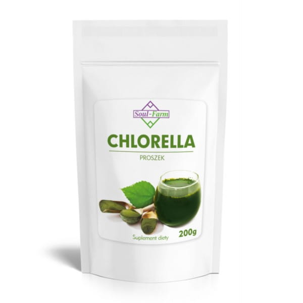Chlorella-Pulver 200 g reinigende SOUL FARM - Biolaboratorium