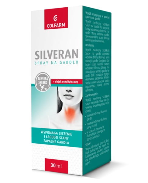 Silveran Halsspray 30 ml COLFARM - Biolaboratorium