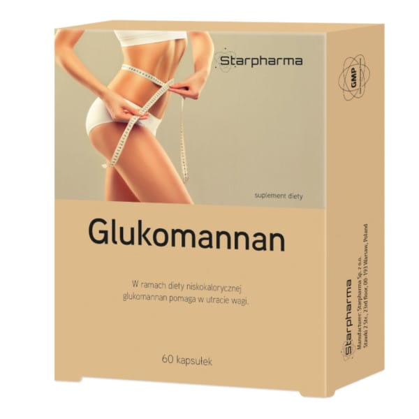 Glucomannan 60 Kapseln Gewichtsverlust STARPHARMA - Biolaboratorium