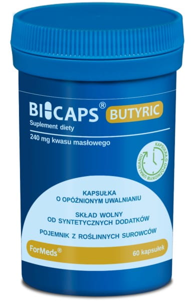 Bicaps Buttersäure 60 Kapseln FORMEDS säurearm - Biolaboratorium