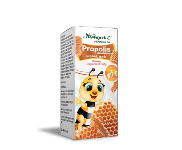 Propolis mit Blütenpollen 30 HERBAPOL-Tabletten - Biolaboratorium