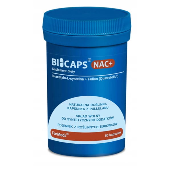 Bicaps nac + n - Acetyl - L - Cystein Folat FORMEDS - Biolaboratorium