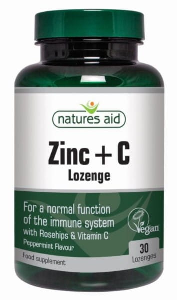 Zink mit Vitamin C zum Lutschen 30 Tab. NATURHILFE - Biolaboratorium