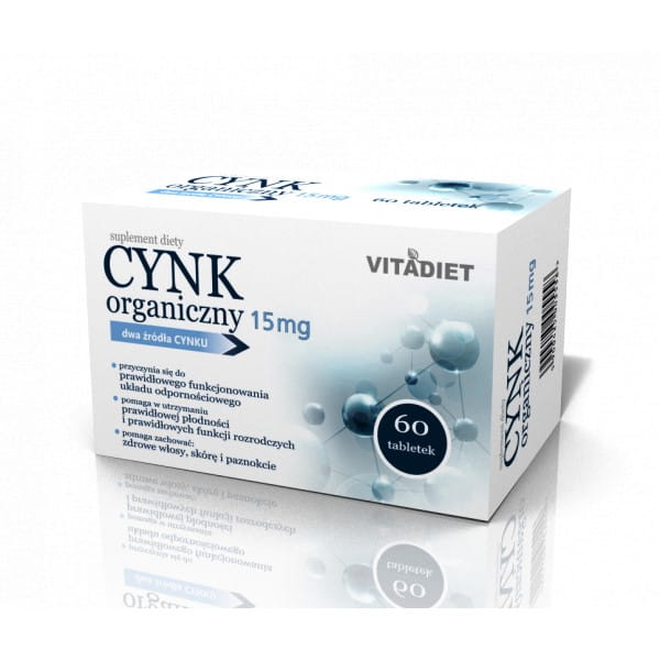 Organisches Ynk 15 mcg 60 tab. VITADIET-Widerstand - Biolaboratorium