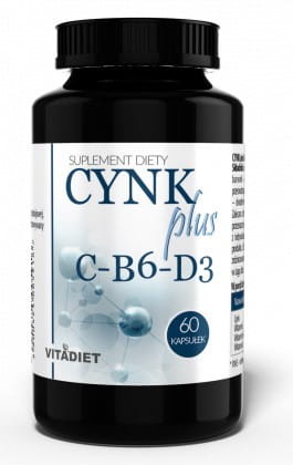 Zink plus C B6 D 60 Kapseln VITADIET Resistenz - Biolaboratorium