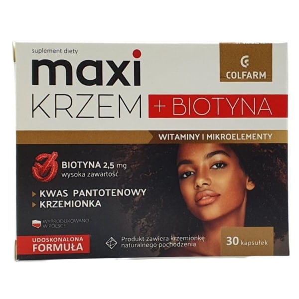 Maxi Silizium + Biotin 30 Kapseln COLFARM gesundes Haar - Biolaboratorium