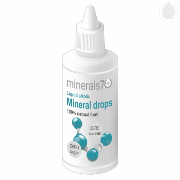Mineralientropfen flüssig 100 ml basisch MINERALS7+ - Biolaboratorium