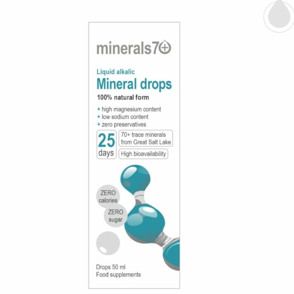 Mineralientropfen flüssig 50 ml basisch MINERALS7+ - Biolaboratorium