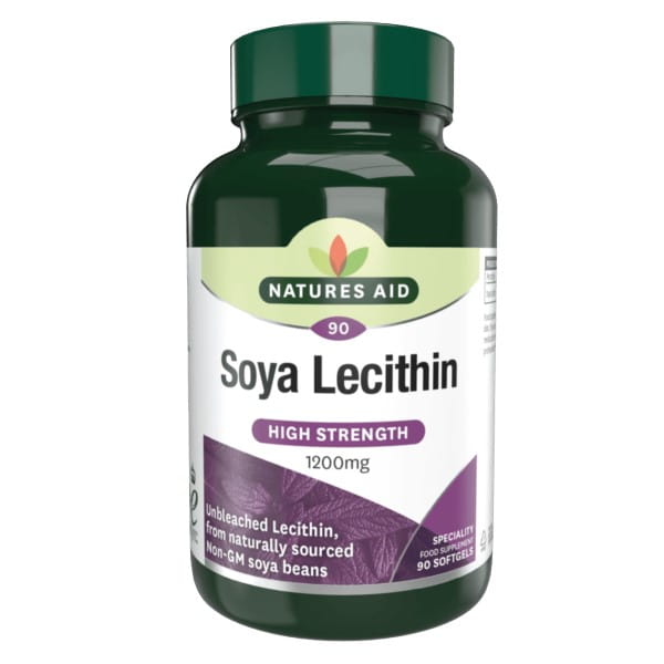 Lecithin 1200 MG 90 Kapseln NATURES AID - Biolaboratorium