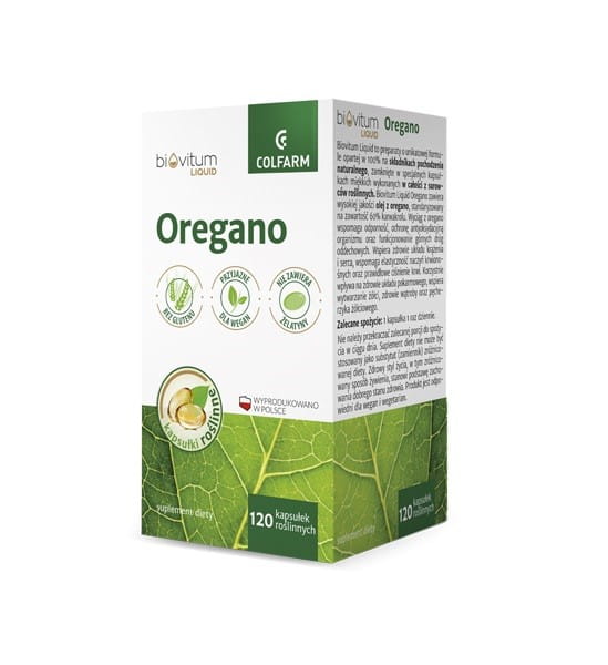 Biovitum flüssiger Oregano 120 Kapseln COLFARM - Biolaboratorium