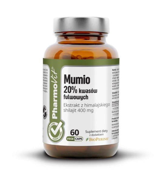 Mumio 20 % Fulvinsäure Clean Label - PHARMOVIT - Biolaboratorium
