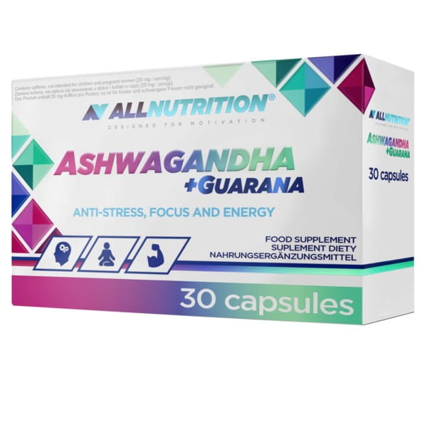 Ashwagandha + Gurana 30 Kapseln ALLNUTRITION - Biolaboratorium