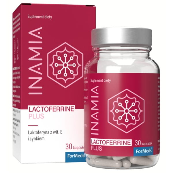 Inamia Lactoferrin + Vitamin E und Zink 30 Kapseln FORMEDS - Biolaboratorium