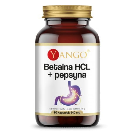 Betain HCL Pepsin 90 Kapseln YANGO - Biolaboratorium