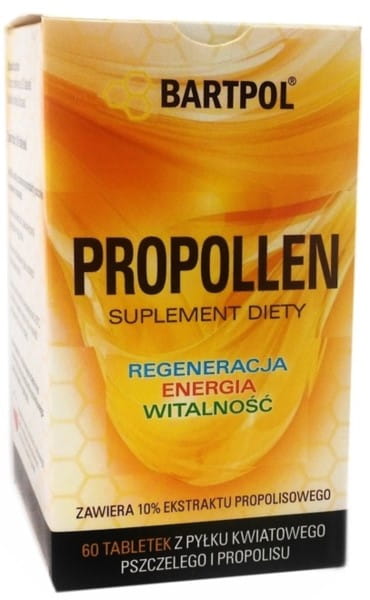 Propollen 60 Tabletten unterstützen das BARTPOL-Kreislaufsystem - Biolaboratorium
