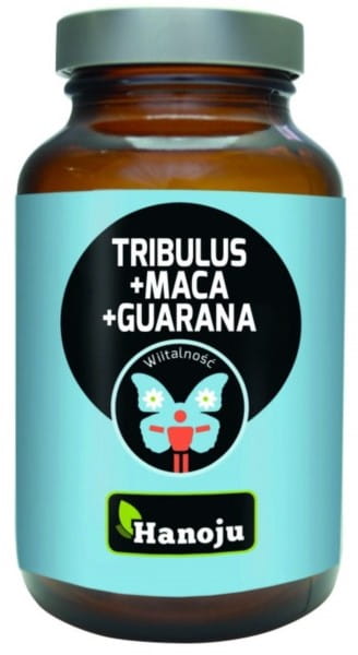 Tribulus Maca Guarana 500 MG 90 Kapseln Energie HANOJU - Biolaboratorium