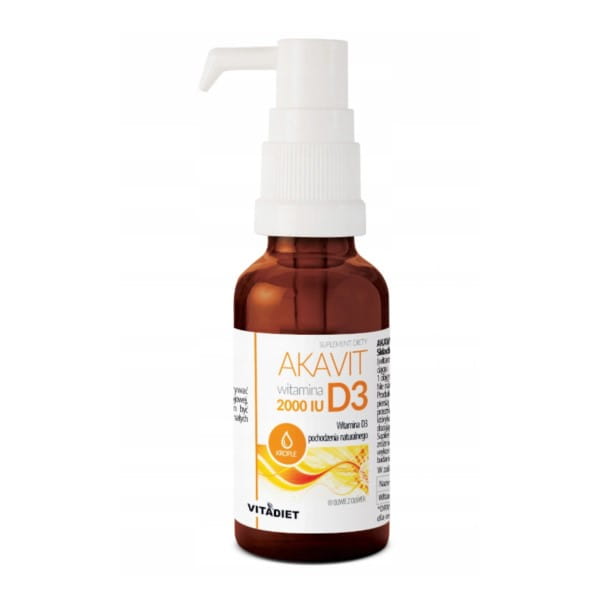 Akavit Vitamin D3 2000 IE 294 ml VITADIET - Biolaboratorium