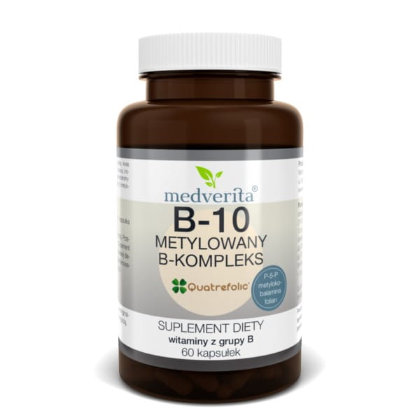 B 10 methylierter B-Komplex 60 Kapseln MEDVERITA - Biolaboratorium