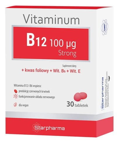Vitaminum B12 100 µg stark 30 STARPHARMA Kapseln - Biolaboratorium