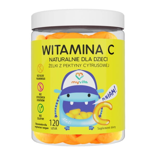 Naturgummis Vitamin C 120 Stk. MYVITA - Biolaboratorium