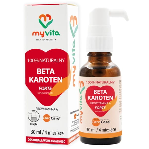Beta-Carotin FORTE 30 ml Provitamin A MYVITA - Biolaboratorium