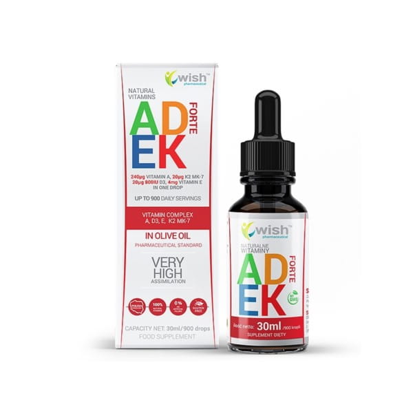 ADEK FORTE 30 ml / 900 Tropfen WUNSCH - Biolaboratorium