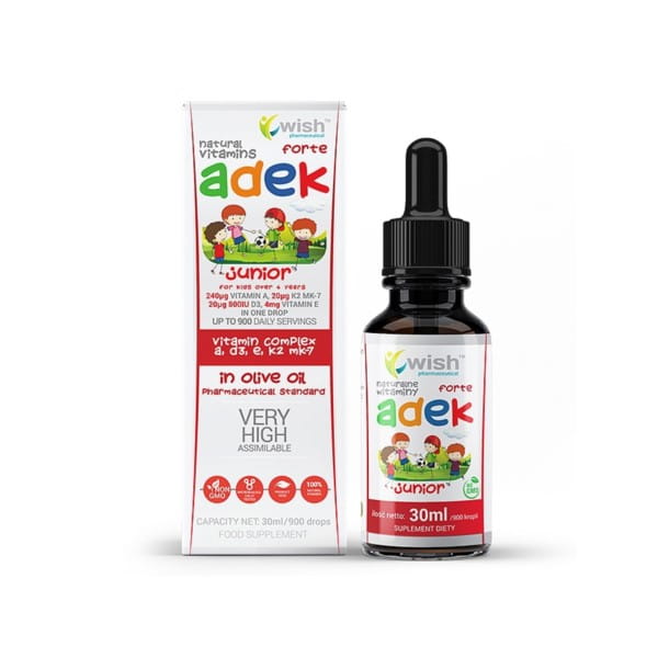 ADEK FORTE Junior 30 ml / 900 Tropfen WUNSCH - Biolaboratorium