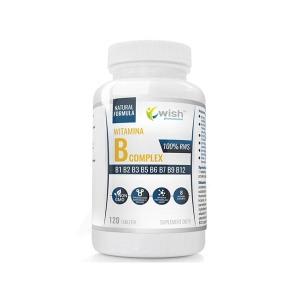 Vitamin B-KOMPLEX 120 Kapseln WISH - Biolaboratorium