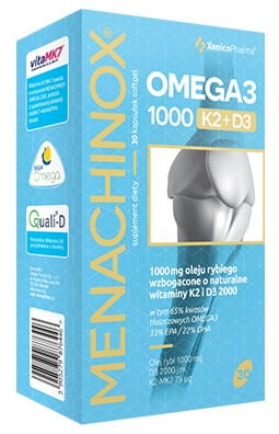 Menachinox OMEGA 3 k2 + D3 30 Kapseln XENICOPHARMA - Biolaboratorium