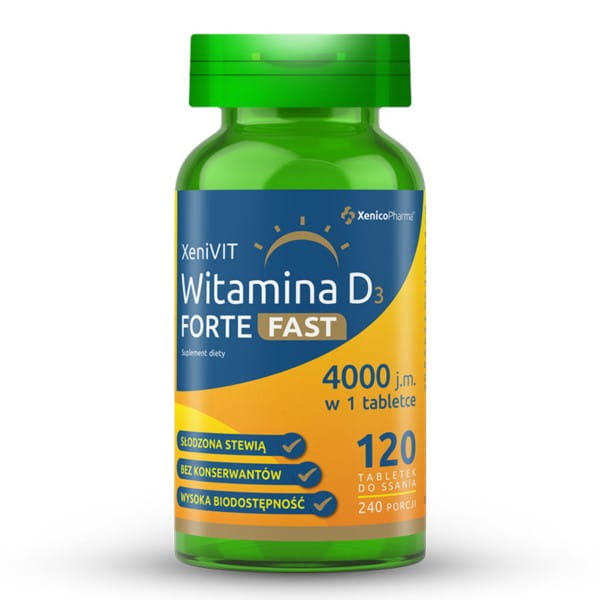 Xenivit Vitamin D FORTE schnelle Absaugung XENICOPHARMA - Biolaboratorium