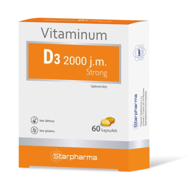 Vitaminum D3 2000 IE stark 30 k STARPHARMA - Biolaboratorium