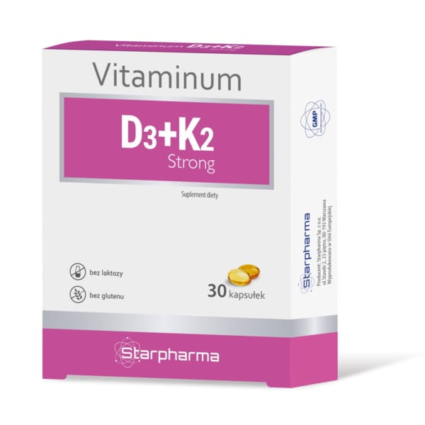Vitaminum D3 + K2 stark 30 STARPHARMA Kapseln - Biolaboratorium
