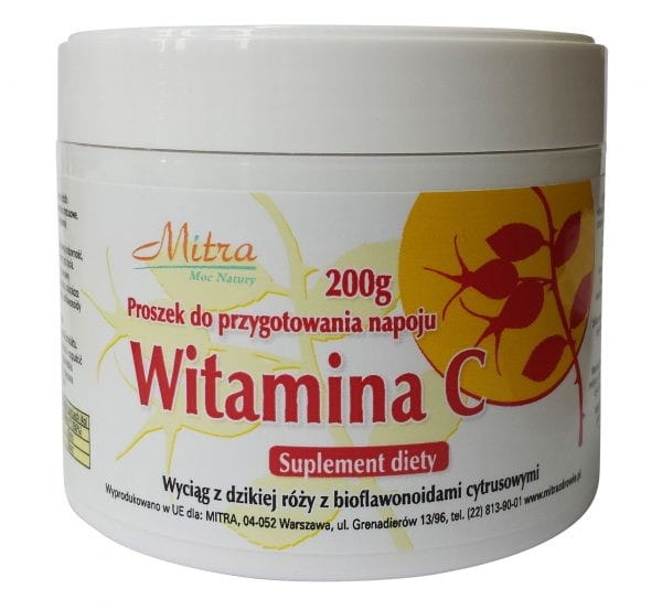 Vitamin C 200 g Wildrose Immunität MITRA - Biolaboratorium
