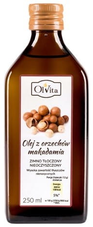 Kaltgepresstes Macadamiaöl 250 ml OLVITA - Biolaboratorium